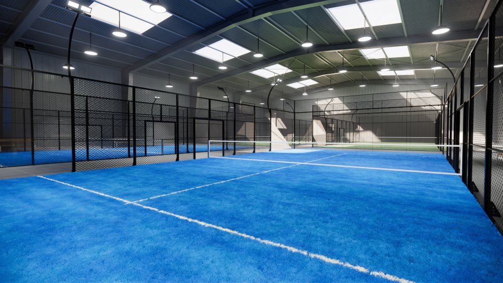 sirkulasi udara lapangan padel