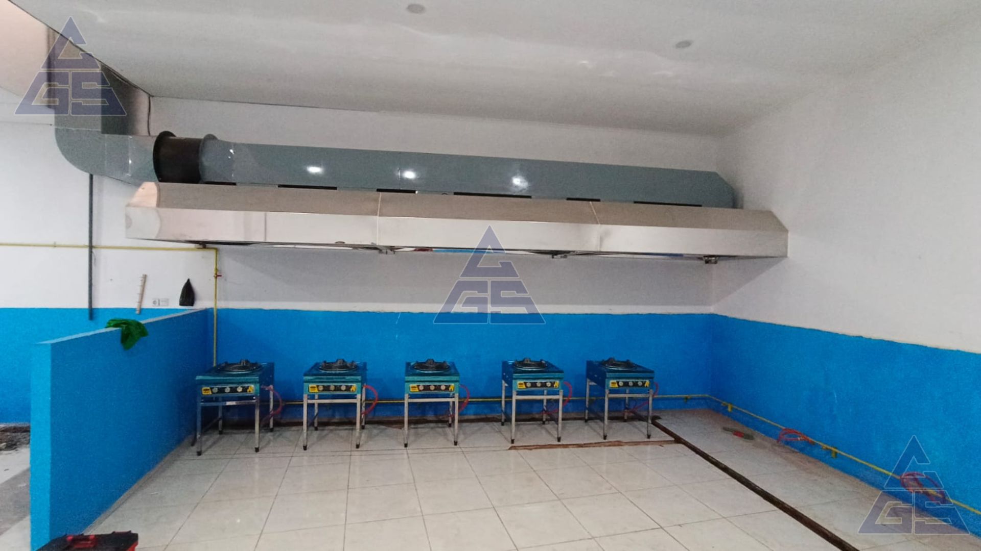 Pemasangan Hood Ducting MBG Jogja