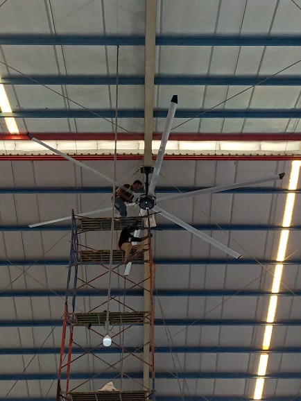 Pemasangan HVLS